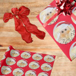 Papier Cadeau Le Père Noël Face Mignonne Ho Ho Red Christmas<br><div class="desc">Ho Ho Ho ! Joyeux Noël et un joyeux Noël aussi avec un visage de Père Noël mignon sur papier d'emballage de Noël amusant et festif. Amusant pour toute personne jeune au coeur, garçon ou fille, femme ou homme, C'est la photographie originale de Noël de la saison des Fêtes par...</div>