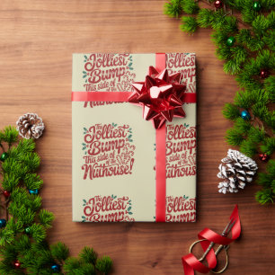 Papier Cadeau Le Petit Coup Le Plus Joyeux Sur Le Côté De La Mai