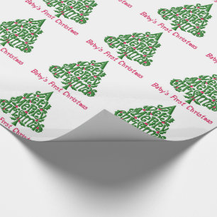 Papier Cadeau Le premier Noël de bébé