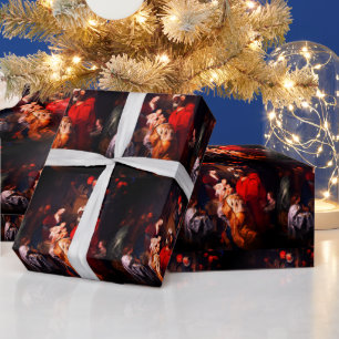 Papier Cadeau Le premier Vintage de Noël