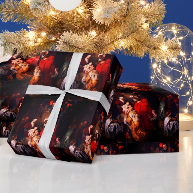 Papier Cadeau Le premier Vintage de Noël (Vacances)