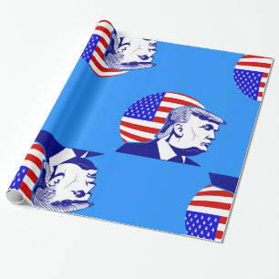 Papier Cadeau le président américain donald trump