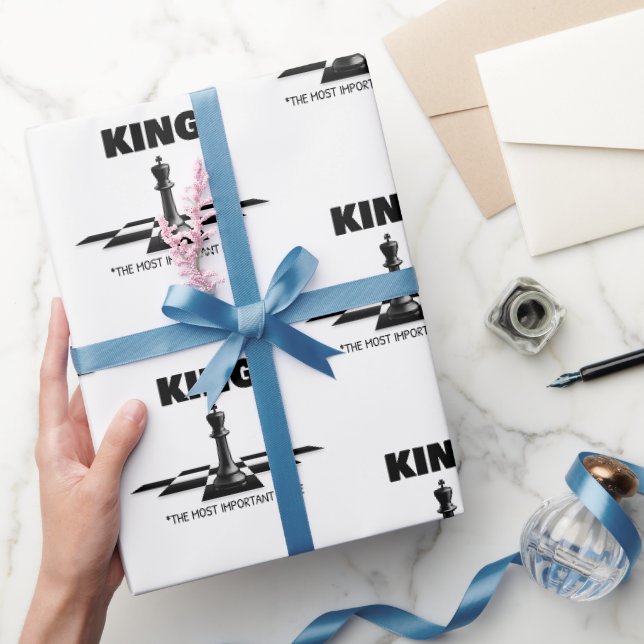 Papier Cadeau Le Roi La Pièce La Plus Importante (Cadeaux)