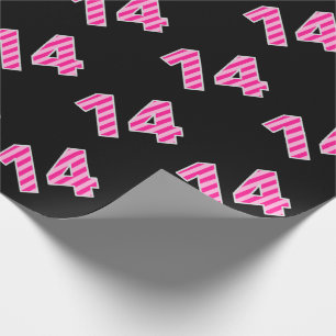 Papier Cadeau Le rose barre l'événement 14 # (anniversaire,