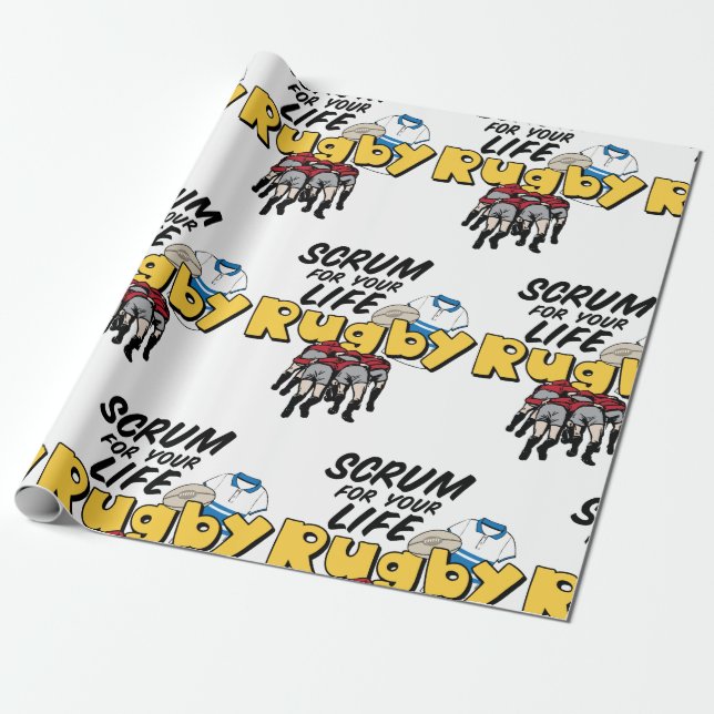 Papier Cadeau Le Scrum De Votre Vie (Déroulé)