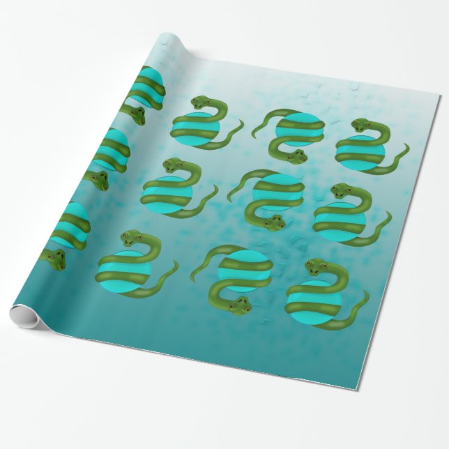 Papier Cadeau Le serpent (Déroulé)