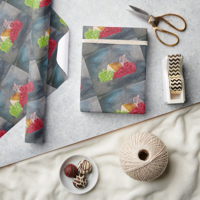 Papier Cadeau Le tableau L'invité non invité par Alfred Fox (Artisanat)