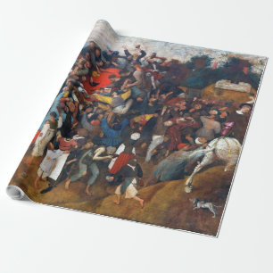 Papier Cadeau Le vin de Saint Martin, Pieter Bruegel