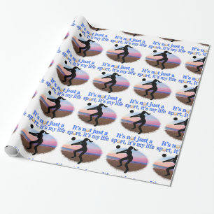 PAPIER CADEAU LE VOLLEYBALL INSPIRATIONNEL EST MON DESIGN DE VIE