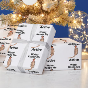 Papier Cadeau L'eau de crevettes saumures Sea-Monkeys me garde a