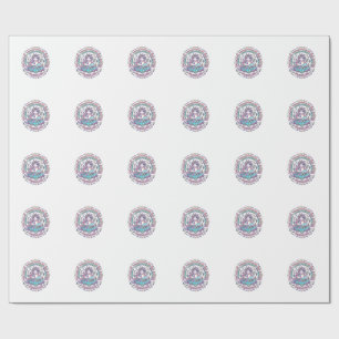 Papier Cadeau Lecteur de Tarot Licorne Premium Impression Drôle 