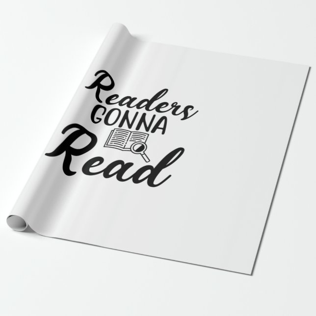 Papier Cadeau Lecteurs d'art Lecteurs vont lire (Déroulé)