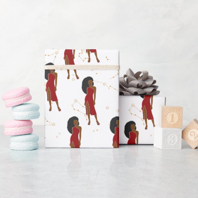 Papier Cadeau Leo Woman Zodiac (Baby Shower)