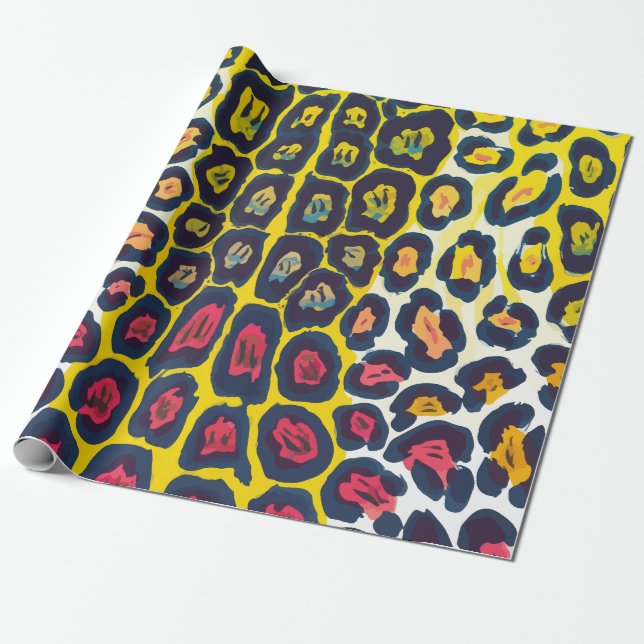 Papier Cadeau Léopard  (Déroulé)