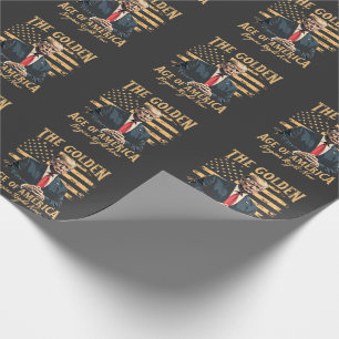 Papier Cadeau L'ère d'or de l'Amérique commence maintenant