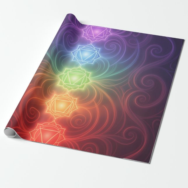 Papier Cadeau Les 7 Chakras (Déroulé)