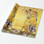 Papier Cadeau Les Amateurs de bourse Gustav Klimt<br><div class="desc">Gustav Klimt Fulfillment Amateurs de papiers d'art</div>