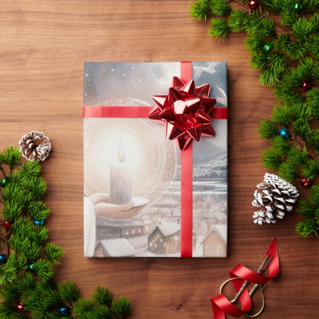 Papier Cadeau Les anges veillent sur vous (Cadeau de vacances)
