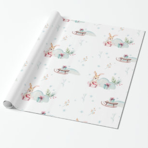 Papier Cadeau Les animaux des forêts des terres des merveilles h