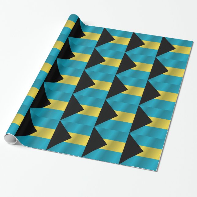 Papier Cadeau Les Bahamas (Déroulé)