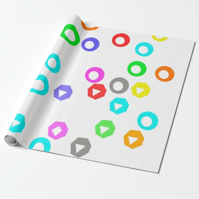 Papier Cadeau Les bonbons (Déroulé)