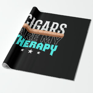 Papier Cadeau Les cigares sont ma thérapie