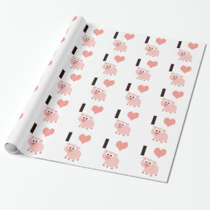 Papier Cadeau Les cochons