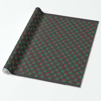 Papier Cadeau Les couleurs de Noël S&C