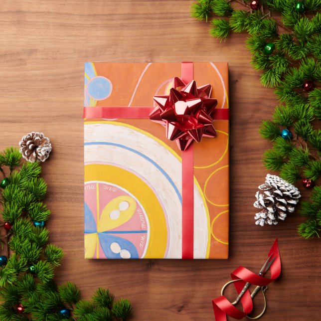 Papier Cadeau Les dix plus grands, Groupe IV, No 4 par Hilma af  (Cadeau de vacances)