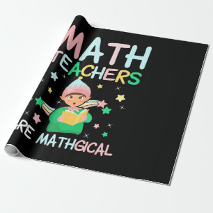 Papier Cadeau Les Enseignants En Mathématiques Sont Mathiques