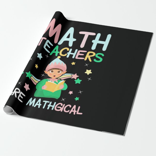 Papier Cadeau Les Enseignants En Mathématiques Sont Mathiques (Déroulé)