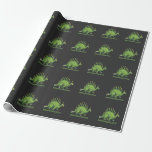 Papier Cadeau Les fans juifs de Hanoukka Dinosaur Menorah Jew Di<br><div class="desc">Un joli cadeau de Noël juif pour Hanoukka. Un Dinosaure Dinosaur Stegosaurus Menorah Gift Amusant.</div>