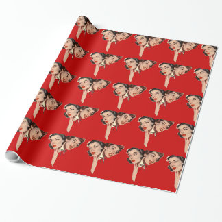 Papier Cadeau Les femmes du gossiping rétro