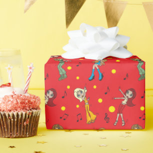 Papier Cadeau Les filles veulent juste danser