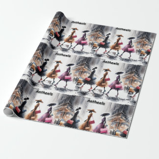 Papier Cadeau Les fourmis de mode de Rick London de New York Cit
