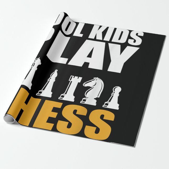 Papier Cadeau Les garçons de Great Chess Kids (Déroulé)