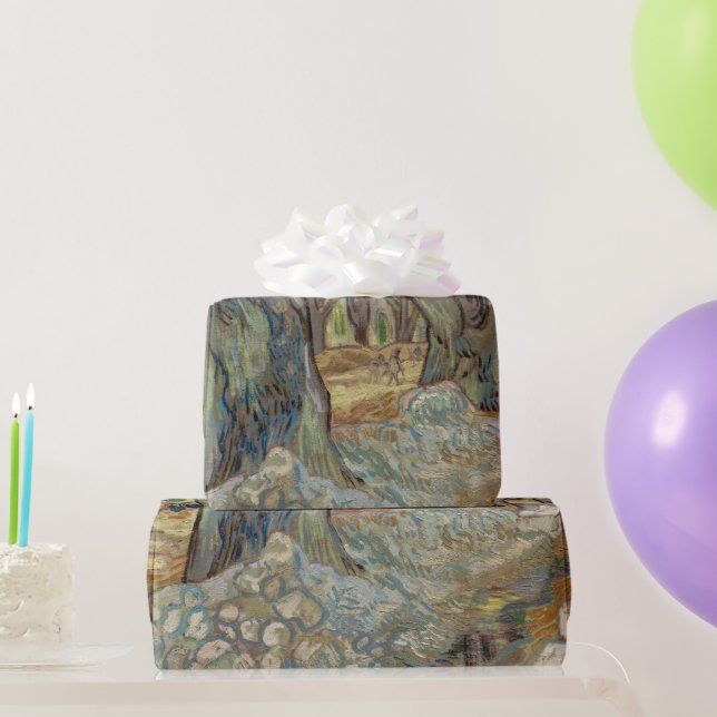 Papier Cadeau Les grands platanes (Menders à Saint-Rémy) (Cadeaux de fête)