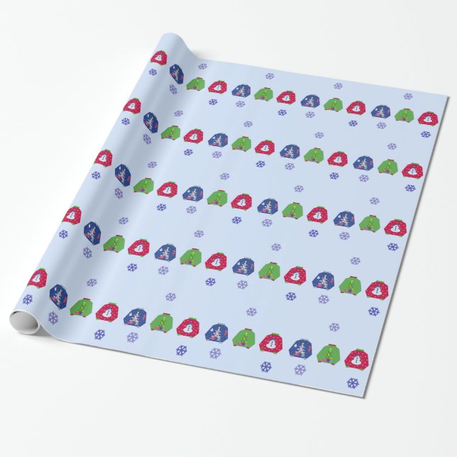 Papier Cadeau Les horribles pulls de Noël (Déroulé)