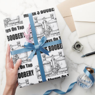 Papier Cadeau Les Jugs De Boobery de Maman toujours sur le robin