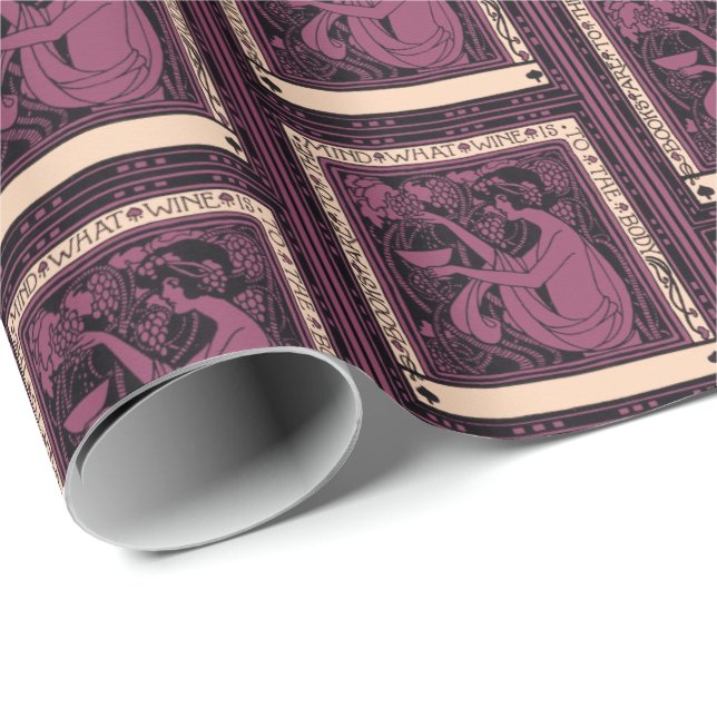 Papier Cadeau Les livres sont à l'esprit (Coin rond)