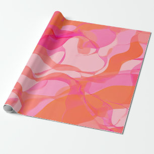 Papier Cadeau Les Pastels Qui Fouillent : Conception Abstraite S