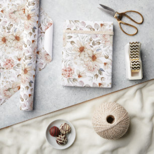 Papier Cadeau Les pivoines en fleurs