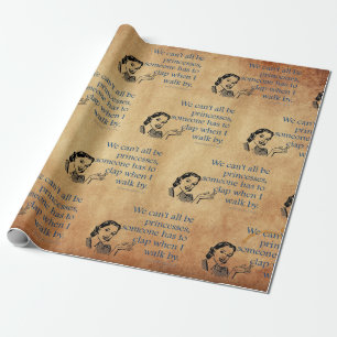 Papier Cadeau Les princesses de SlipperyJoe applaudissent affich