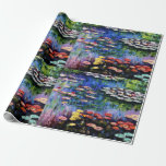 Papier Cadeau Les puits de Claude Monet 1916<br><div class="desc">Claude Monet Water Lilies 1916 Fine Art Wrapping Paper</div>