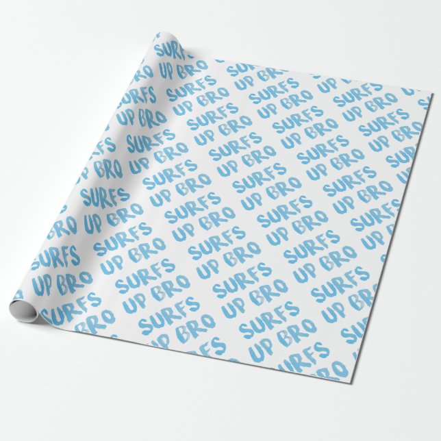 Papier Cadeau Les ressacs lèvent Bro (Déroulé)