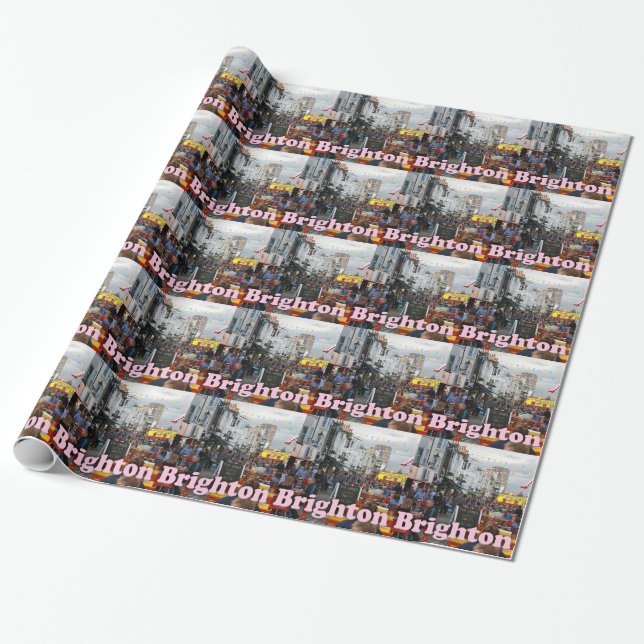 Papier Cadeau Les ruelles Brighton (Déroulé)