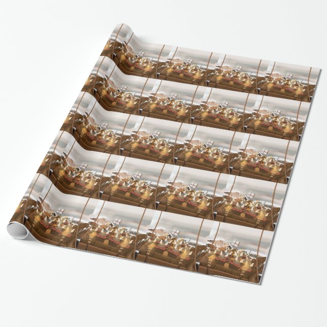 Papier Cadeau Les Vikings (Déroulé)