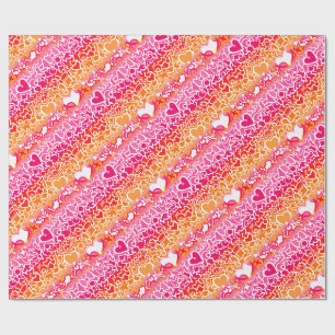 Papier Cadeau Lesbienne Sunset Pride Squiggle