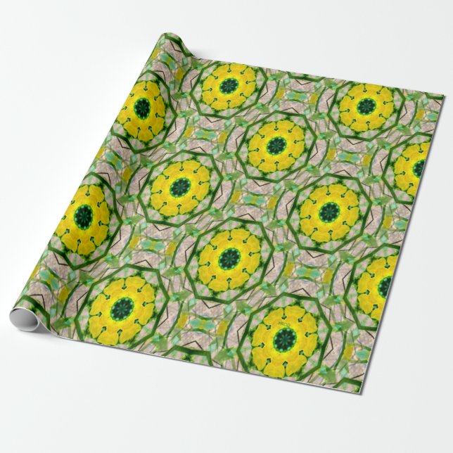 Papier Cadeau L'été fleurit.... (Déroulé)