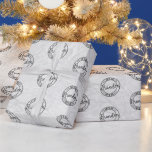 Papier Cadeau Let's Go Brandon Stamped Seal Design Marble Gray<br><div class="desc">Let's Go Brandon with a stamped seal style on a marble gray and white background. Great for any time of the year, whether it's a birthday, Christmas, Father's Day ou just because. Trump supporters, ou juste anti Joe Biden folks veut que love this soit around their. C'est toi qui amènes...</div>